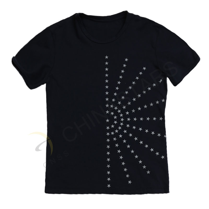 Reflective T-shirt with stars
